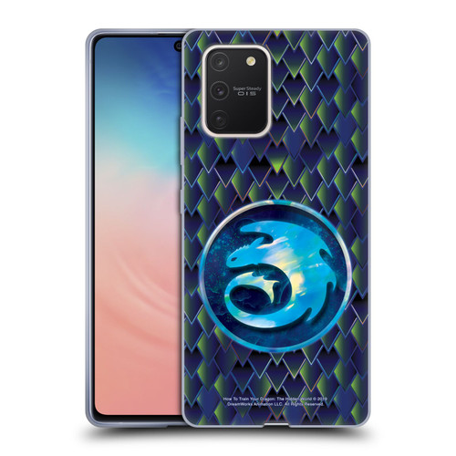 How To Train Your Dragon III Night And Light Night Dragonscale Pattern Soft Gel Case for Samsung Galaxy S10 Lite
