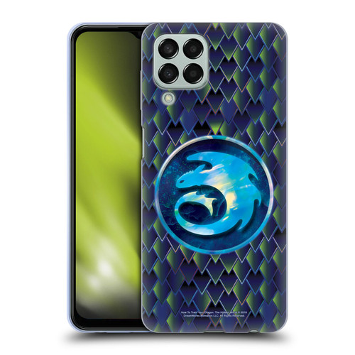 How To Train Your Dragon III Night And Light Night Dragonscale Pattern Soft Gel Case for Samsung Galaxy M33 (2022)