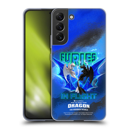 How To Train Your Dragon III Night And Light Toothless & Light Fury Flight Soft Gel Case for Samsung Galaxy S22+ 5G