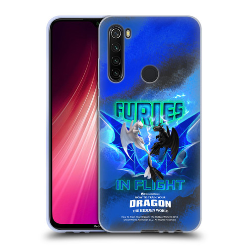 How To Train Your Dragon III Night And Light Toothless & Light Fury Flight Soft Gel Case for Xiaomi Redmi Note 8T