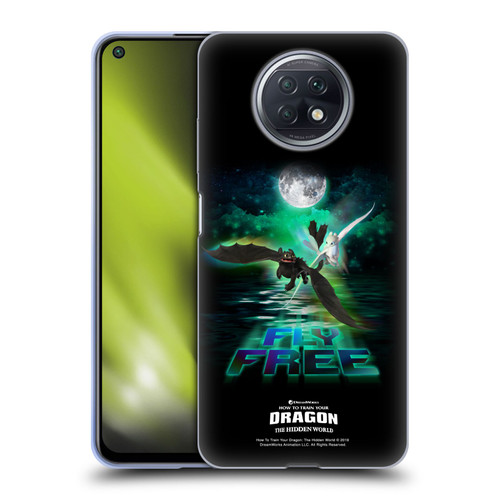 How To Train Your Dragon III Night And Light Toothless & Light Fury Fly Soft Gel Case for Xiaomi Redmi Note 9T 5G