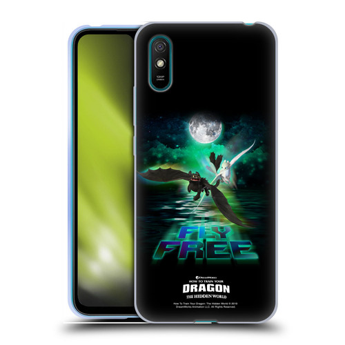 How To Train Your Dragon III Night And Light Toothless & Light Fury Fly Soft Gel Case for Xiaomi Redmi 9A / Redmi 9AT