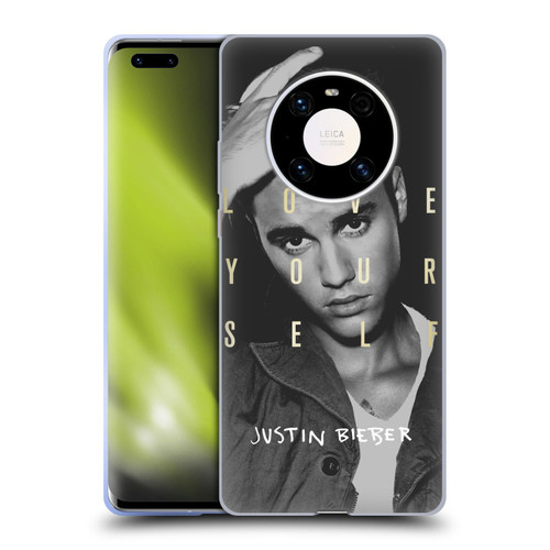 Justin Bieber Purpose B&w Love Yourself Soft Gel Case for Huawei Mate 40 Pro 5G