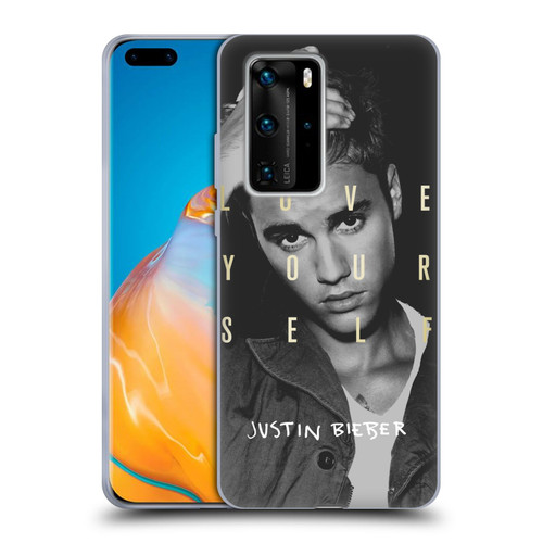 Justin Bieber Purpose B&w Love Yourself Soft Gel Case for Huawei P40 Pro / P40 Pro Plus 5G