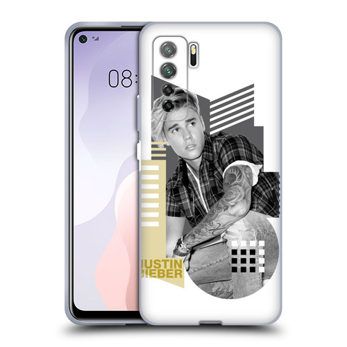 Justin Bieber Purpose B&w Calendar Geometric Collage Soft Gel Case for Huawei Nova 7 SE/P40 Lite 5G