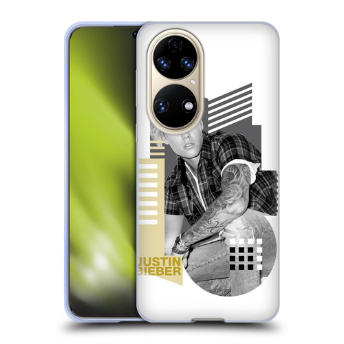 Justin Bieber Purpose B&w Calendar Geometric Collage Soft Gel Case for Huawei P50