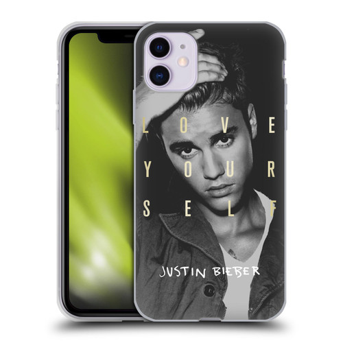 Justin Bieber Purpose B&w Love Yourself Soft Gel Case for Apple iPhone 11