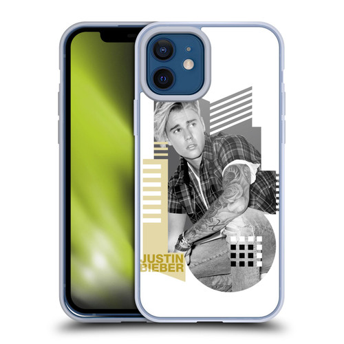Justin Bieber Purpose B&w Calendar Geometric Collage Soft Gel Case for Apple iPhone 12 / iPhone 12 Pro