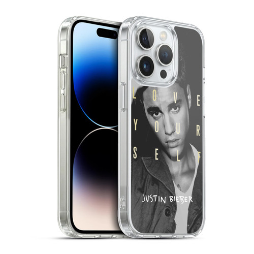 Justin Bieber Purpose B&w Love Yourself Soft Gel Case for Apple iPhone 13 Pro & MagSafe