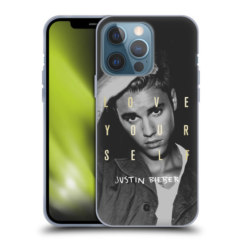 Justin Bieber Purpose B&w Love Yourself Soft Gel Case for Apple iPhone 13 Pro