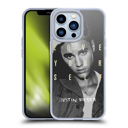 Justin Bieber Purpose B&w Love Yourself Soft Gel Case for Apple iPhone 13 Pro