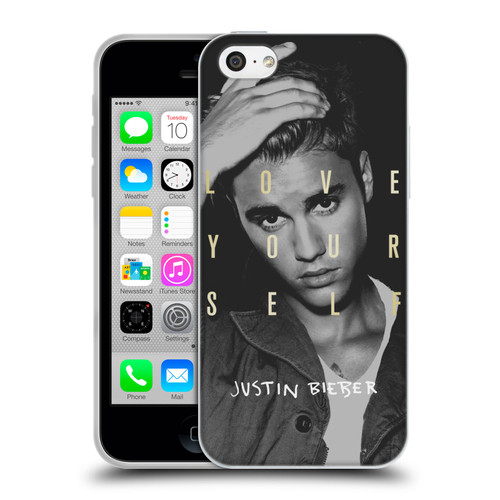 Justin Bieber Purpose B&w Love Yourself Soft Gel Case for Apple iPhone 5c