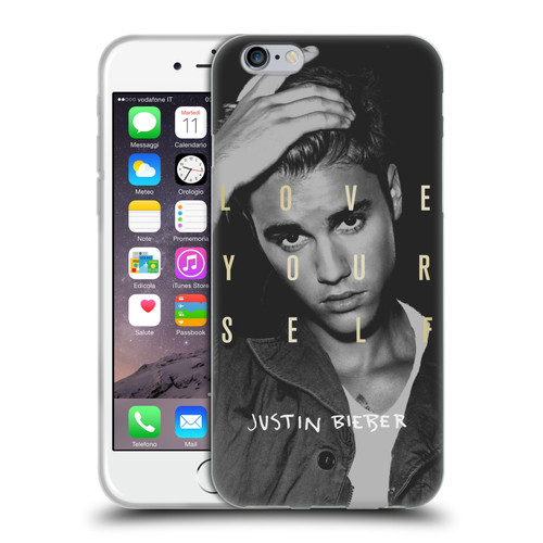 Justin Bieber Purpose B&w Love Yourself Soft Gel Case for Apple iPhone 6 / iPhone 6s