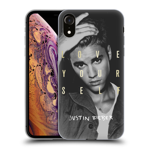 Justin Bieber Purpose B&w Love Yourself Soft Gel Case for Apple iPhone XR