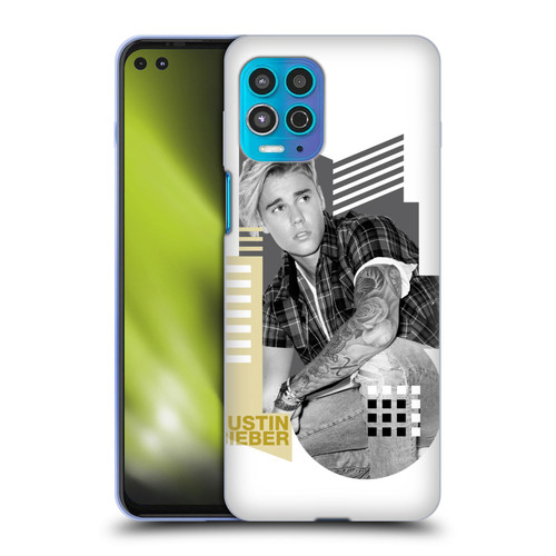Justin Bieber Purpose B&w Calendar Geometric Collage Soft Gel Case for Motorola Moto G100