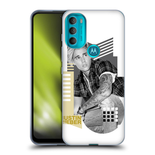 Justin Bieber Purpose B&w Calendar Geometric Collage Soft Gel Case for Motorola Moto G71 5G