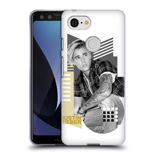 Justin Bieber Purpose B&w Calendar Geometric Collage Soft Gel Case for Google Pixel 3