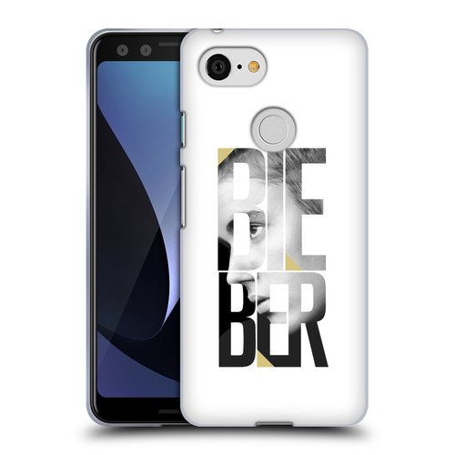 Justin Bieber Purpose B&w Mirror Calendar Text Soft Gel Case for Google Pixel 3