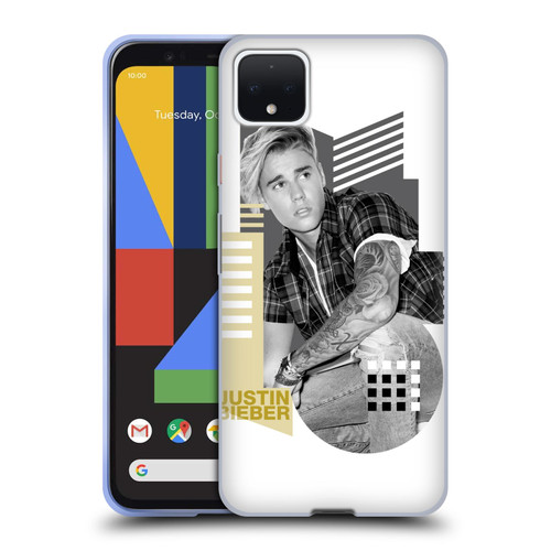 Justin Bieber Purpose B&w Calendar Geometric Collage Soft Gel Case for Google Pixel 4 XL