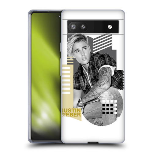 Justin Bieber Purpose B&w Calendar Geometric Collage Soft Gel Case for Google Pixel 6a