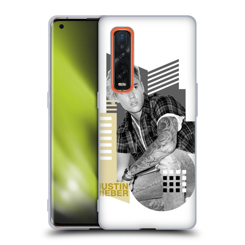 Justin Bieber Purpose B&w Calendar Geometric Collage Soft Gel Case for OPPO Find X2 Pro 5G