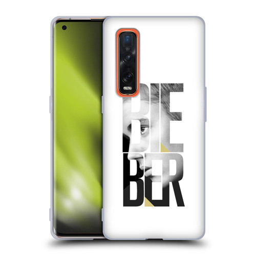 Justin Bieber Purpose B&w Mirror Calendar Text Soft Gel Case for OPPO Find X2 Pro 5G