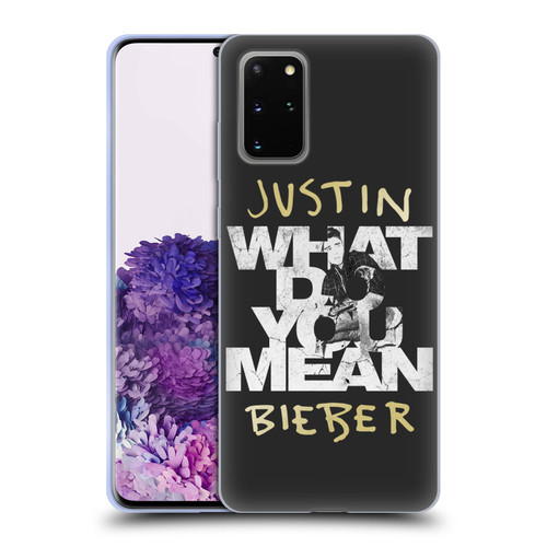 Justin Bieber Purpose B&w What Do You Mean Typography Soft Gel Case for Samsung Galaxy S20+ / S20+ 5G