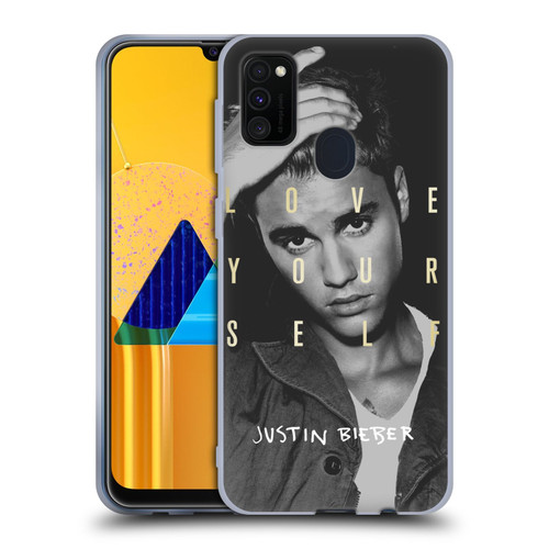 Justin Bieber Purpose B&w Love Yourself Soft Gel Case for Samsung Galaxy M30s (2019)/M21 (2020)