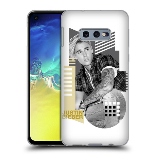 Justin Bieber Purpose B&w Calendar Geometric Collage Soft Gel Case for Samsung Galaxy S10e