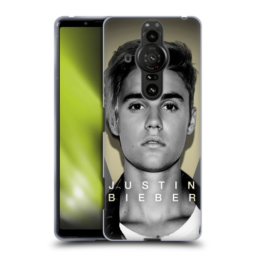Justin Bieber Purpose B&w What Do You Mean Shot Soft Gel Case for Sony Xperia Pro-I