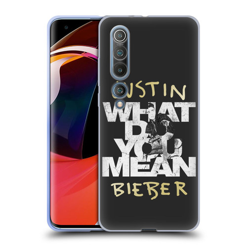 Justin Bieber Purpose B&w What Do You Mean Typography Soft Gel Case for Xiaomi Mi 10 5G / Mi 10 Pro 5G