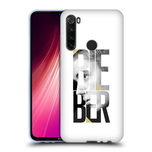 Justin Bieber Purpose B&w Mirror Calendar Text Soft Gel Case for Xiaomi Redmi Note 8T