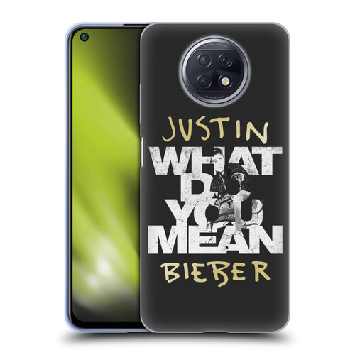 Justin Bieber Purpose B&w What Do You Mean Typography Soft Gel Case for Xiaomi Redmi Note 9T 5G