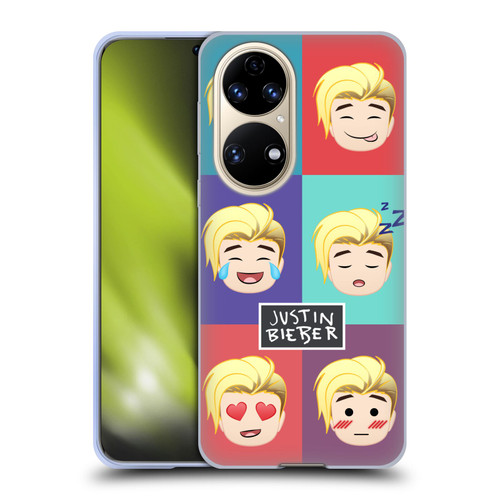 Justin Bieber Justmojis Cute Faces Soft Gel Case for Huawei P50