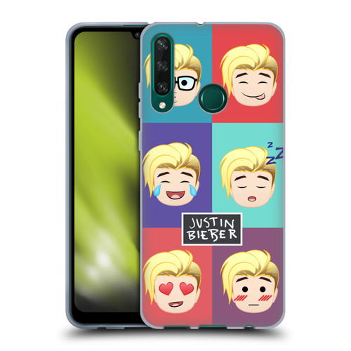 Justin Bieber Justmojis Cute Faces Soft Gel Case for Huawei Y6p