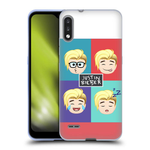 Justin Bieber Justmojis Cute Faces Soft Gel Case for LG K22