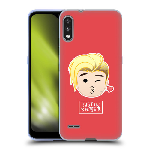 Justin Bieber Justmojis Kiss Soft Gel Case for LG K22