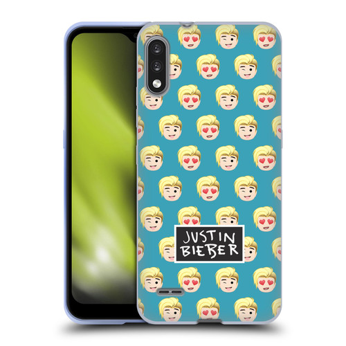 Justin Bieber Justmojis Patterns Soft Gel Case for LG K22
