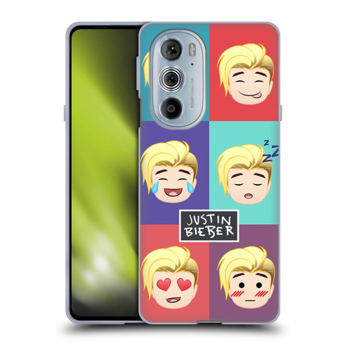 Justin Bieber Justmojis Cute Faces Soft Gel Case for Motorola Edge X30