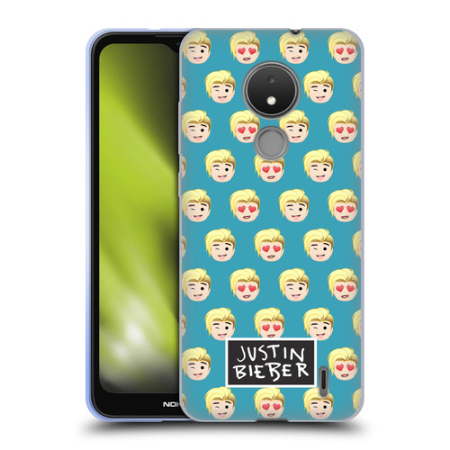 Justin Bieber Justmojis Patterns Soft Gel Case for Nokia C21