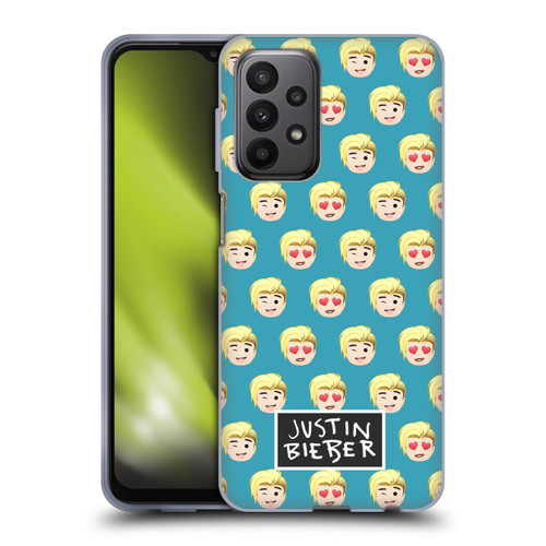 Justin Bieber Justmojis Patterns Soft Gel Case for Samsung Galaxy A23 / 5G (2022)