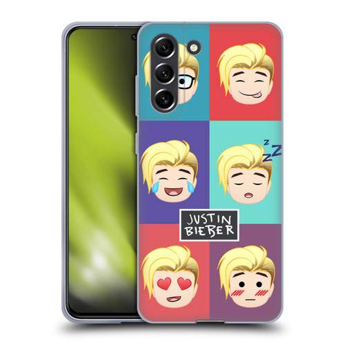 Justin Bieber Justmojis Cute Faces Soft Gel Case for Samsung Galaxy S21 FE 5G