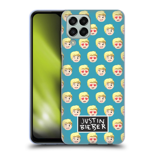 Justin Bieber Justmojis Patterns Soft Gel Case for Samsung Galaxy M33 (2022)