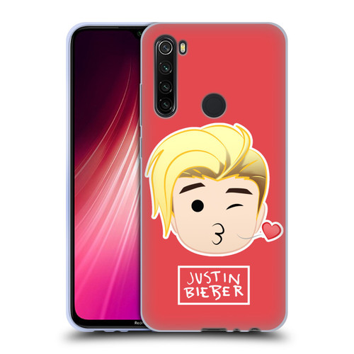 Justin Bieber Justmojis Kiss Soft Gel Case for Xiaomi Redmi Note 8T
