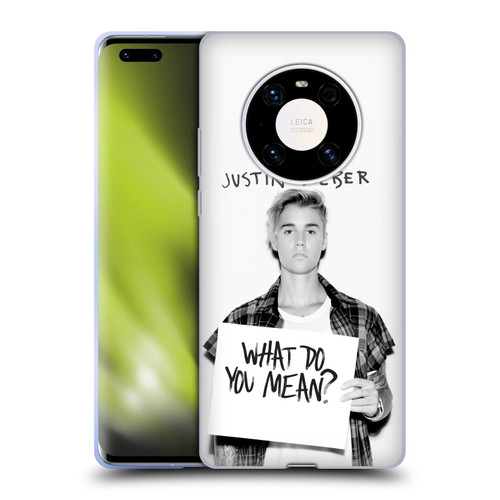 Justin Bieber Purpose What Do You Mean Photo Soft Gel Case for Huawei Mate 40 Pro 5G