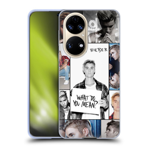Justin Bieber Purpose Grid Poster Soft Gel Case for Huawei P50