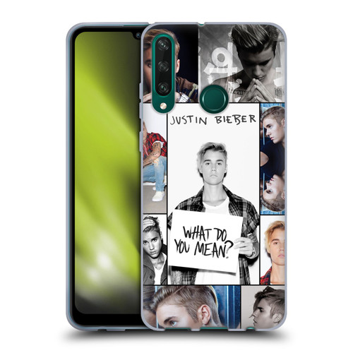 Justin Bieber Purpose Grid Poster Soft Gel Case for Huawei Y6p