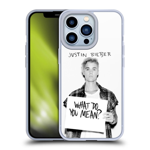 Justin Bieber Purpose What Do You Mean Photo Soft Gel Case for Apple iPhone 13 Pro