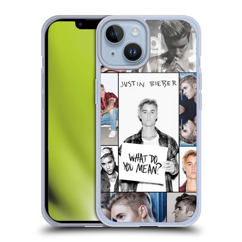 Justin Bieber Purpose Grid Poster Soft Gel Case for Apple iPhone 14