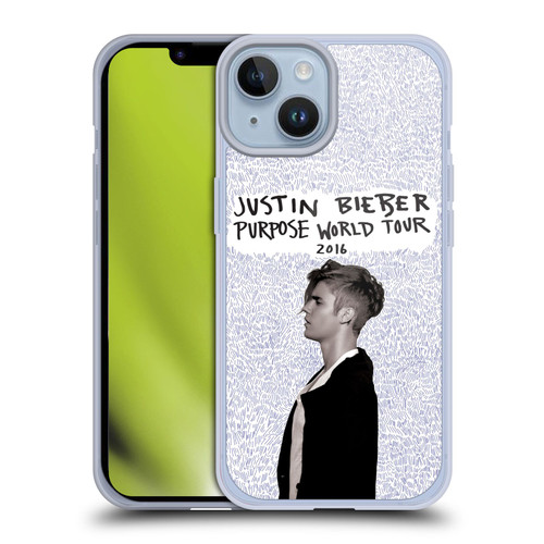 Justin Bieber Purpose World Tour 2016 Soft Gel Case for Apple iPhone 14